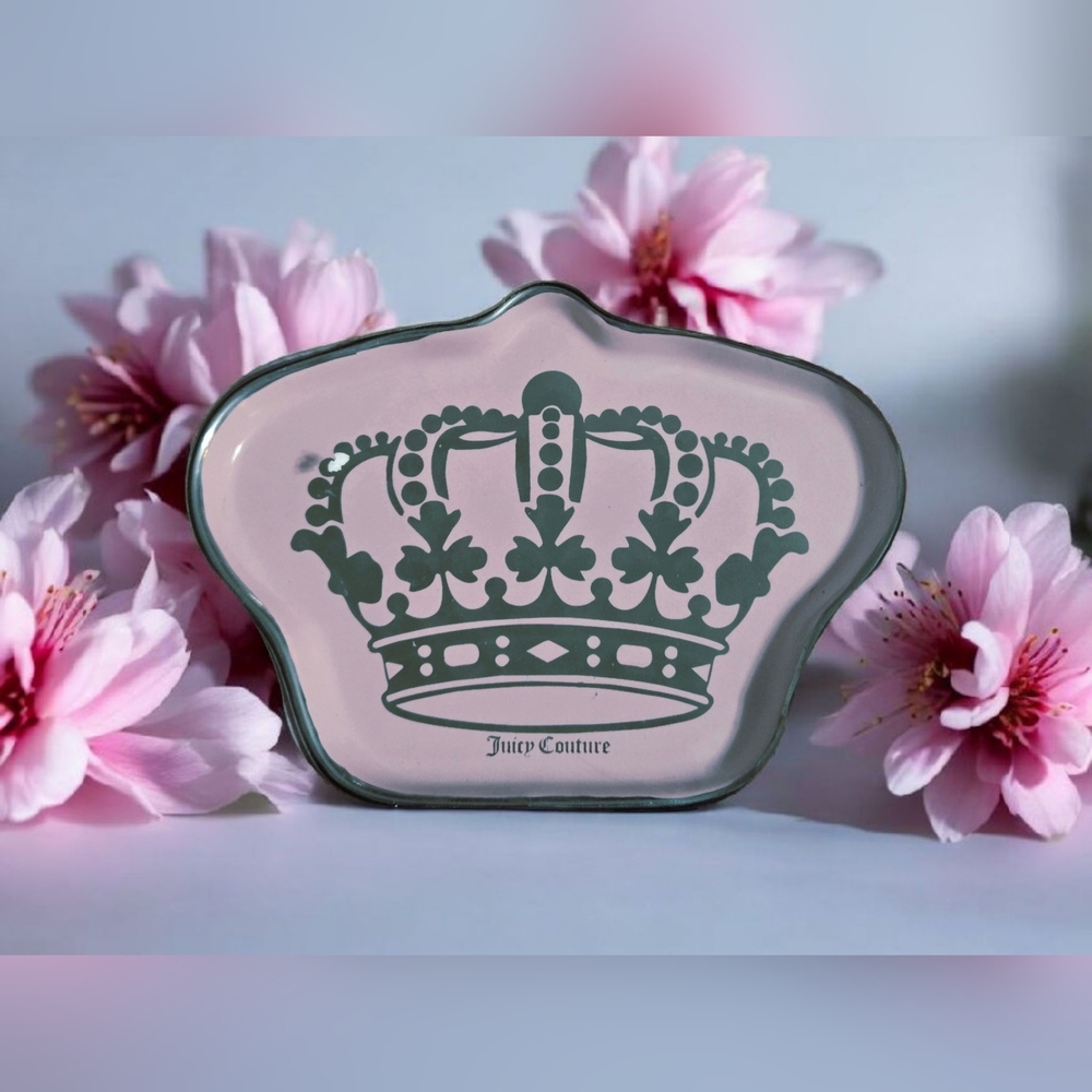 NEW Juicy Couture Set of 2 Ceramic Trinket CouturTrays - Pink NWT - Picture 2 of 5